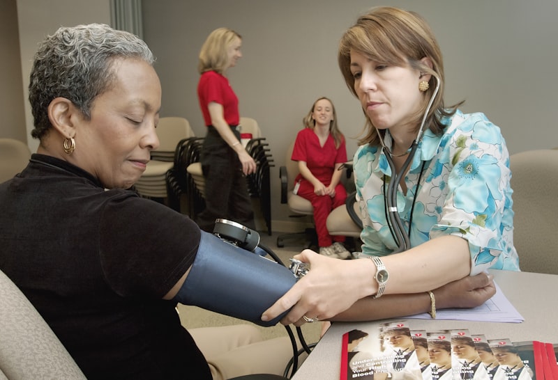 Pulmonologist examining patient